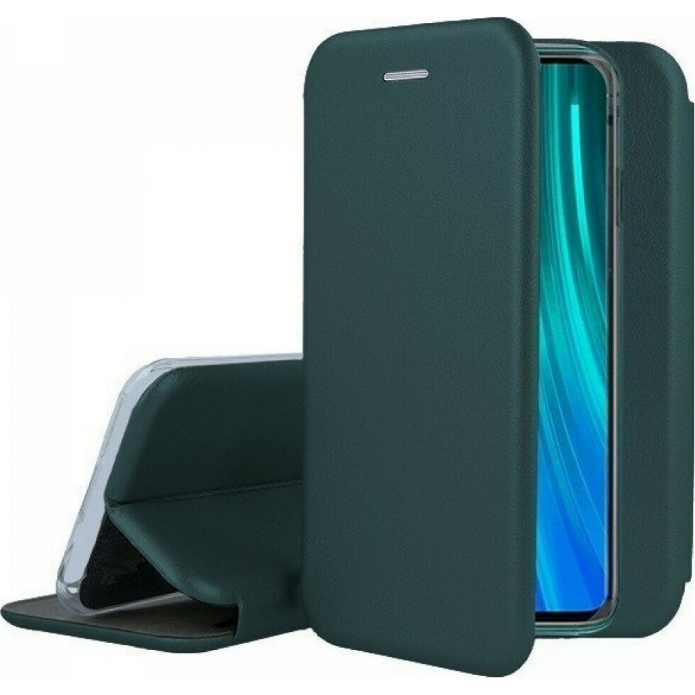 Θήκη Samsung Galaxy A33 5G Soft TPU&PU Leather Flip Βιβλίο Smart Magnet Elegance -Πράσινη Θήκες Galaxy A33 5G 