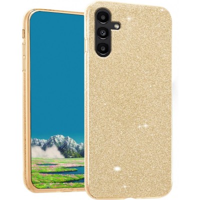 Θήκη Samsung Galaxy A17 5G Glitter Shine Cover Hard -Χρυσή