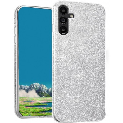 Θήκη Samsung Galaxy A17 5G Glitter Shine Cover Hard -Ασημί