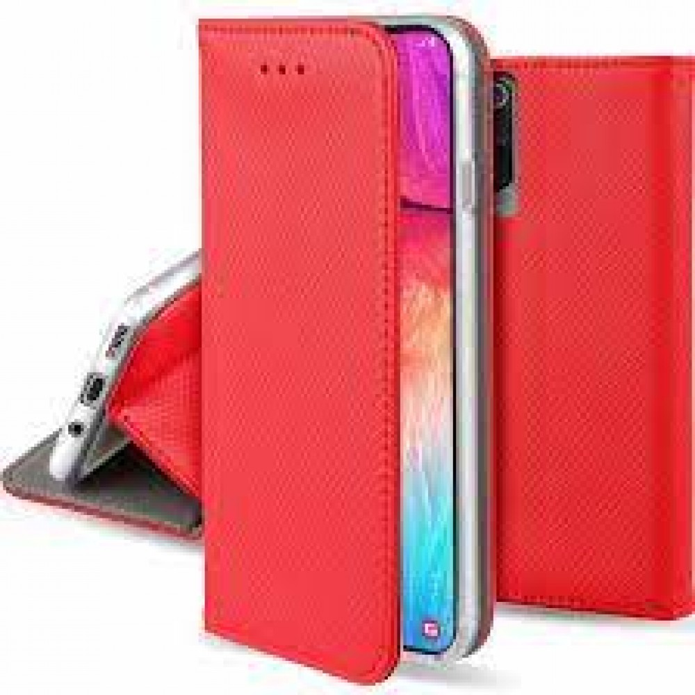 Θήκη Πορτοφόλι Book Case Για Xiaomi Redmi Note 12 4G με Stand –Κόκκινο Θήκες Xiaomi Redmi Note 12 4G