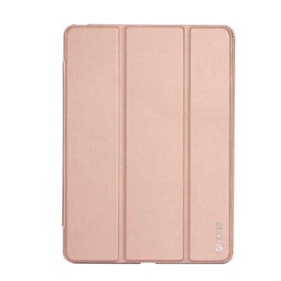 Θήκη Βιβλίο Flip Cover με Σιλικόνη για Apple iPad 8 10.2" (2019 / 2020 / 2021) – Ροζ Χρυσό