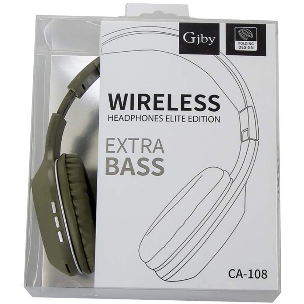 Wireless Gjby CA-108 Headphones Bluetooth Stereo Headset -Πράσινο Αξεσουάρ 