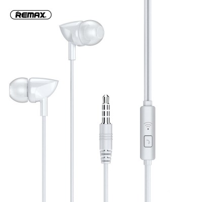 Remax RW-106 Ενσύρματα Handsfree Ακουστικά με Μικρόφωνο –Λευκό (3.5mm)