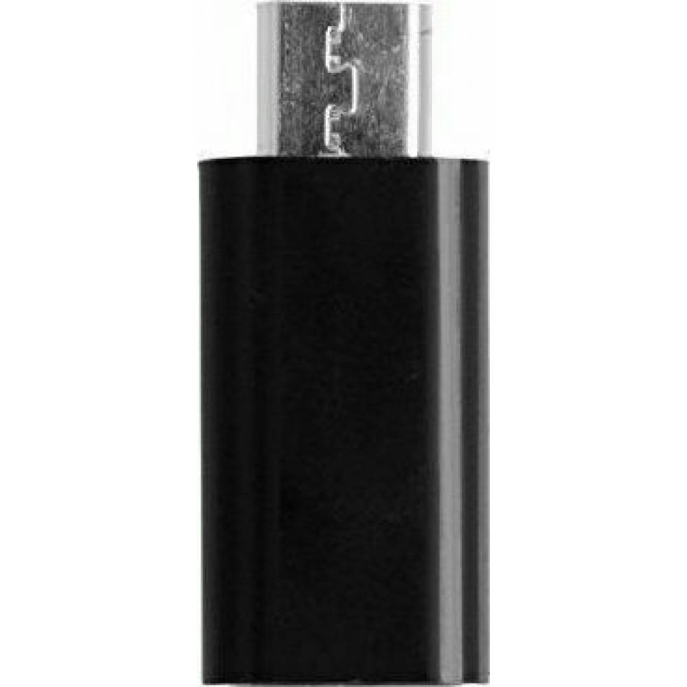 Αντάπτορας Μετατροπέας Micro USB Αρσενικό σε USB-C -Μαύρο Αξεσουάρ 