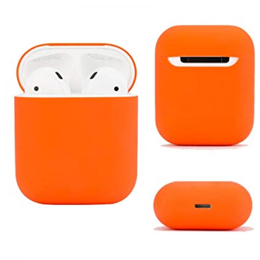 Θήκη Σιλικόνης AirPods -Πορτοκαλί Αξεσουάρ 