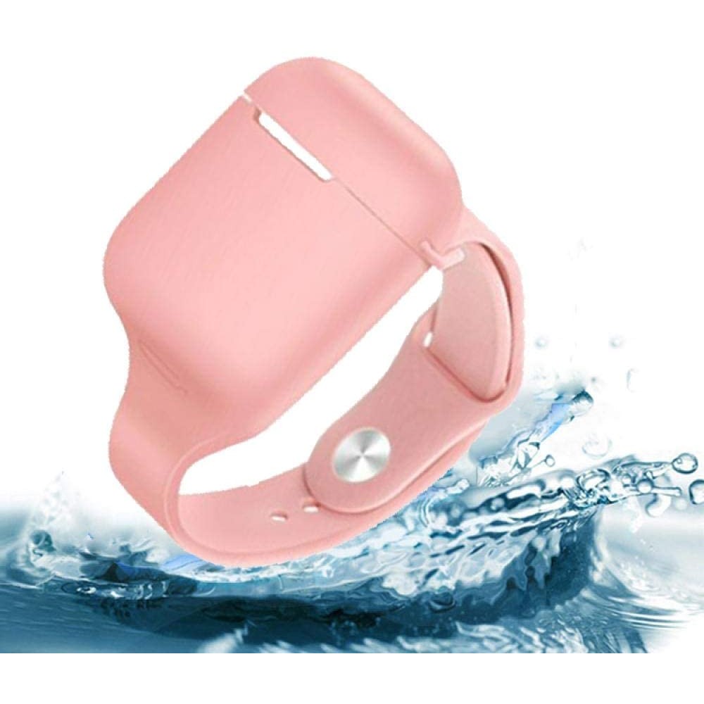 Προστατευτική θήκη Wristband Sports Σιλικόνης AirPods 1/2 -Peach Pink Αξεσουάρ 