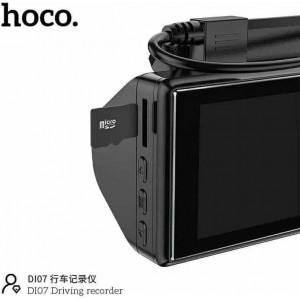 Hoco DI07 Dual Κάμερα DVR Αυτοκινήτου για Παρμπρίζ με Κλιπ Κάμερα DVR Διάφορα