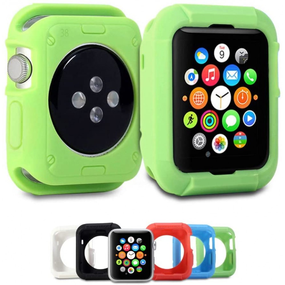 Θήκη Σιλικόνης Tpu For Apple 42mm -Green Προστασία οθόνης