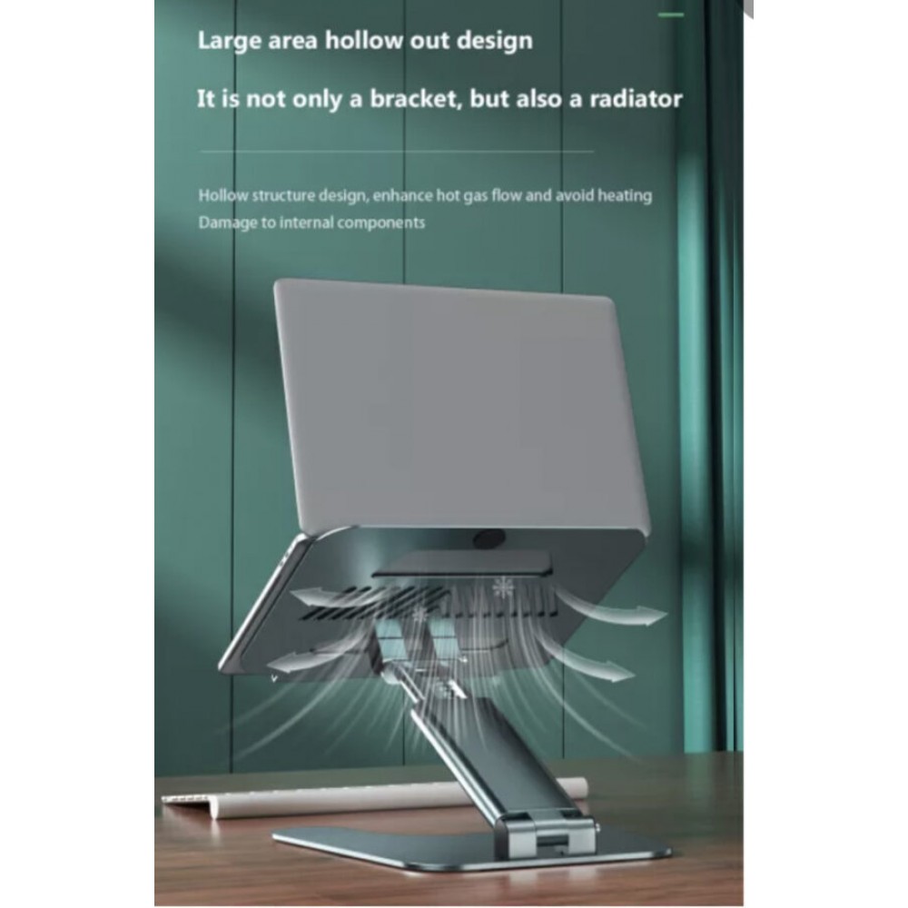 Επιτραπέζια Βάση Στήριξης Awei X25 για Laptop & Tablet -Ασημί Διάφορα