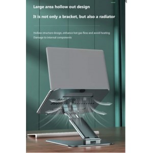 Επιτραπέζια Βάση Στήριξης Awei X25 για Laptop & Tablet -Ασημί Διάφορα