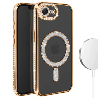 Θήκη iPhone 17e Back Cover Electro Magsafe Bling -Χρυσό