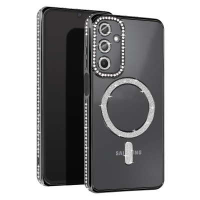 Θήκη Samsung Galaxy S24 Plus 5G Back Cover Electro Magsafe Bling -Μαύρο