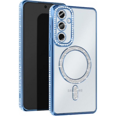 Θήκη Samsung Galaxy A37 5G Back Cover Electro Magsafe Bling -Μπλε