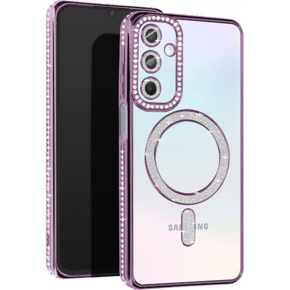 Θήκη Samsung Galaxy A37 5G Back Cover Electro Magsafe Bling -Μωβ Θήκες Smartphone