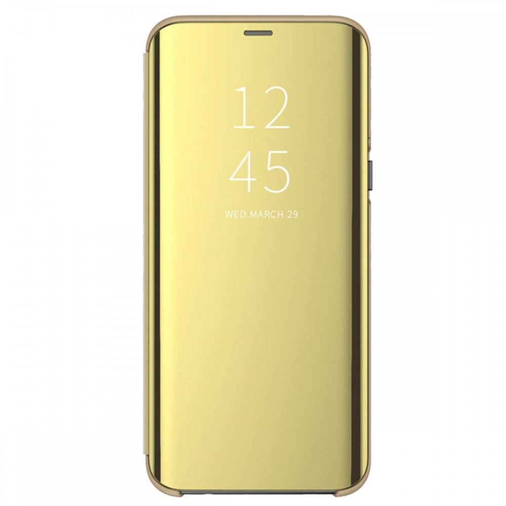 Θήκη Huawei Mate 10 Lite Smart Cover Clear View Standing Cover -Gold Θήκες Smartphone