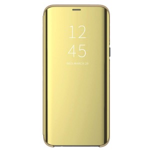 Θήκη Huawei Mate 10 Lite Smart Cover Clear View Standing Cover -Gold Θήκες Smartphone