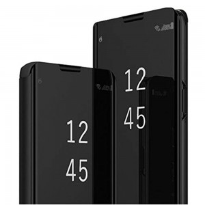 Θήκη Xiaomi Redmi Note 7 / Note 7 Pro Smart Cover Clear View Standing Cover -Black Θήκες Smartphone