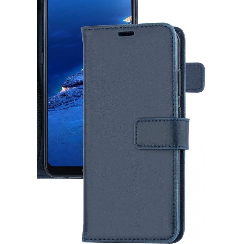 Θήκη Samsung Galaxy A10s Soft TPU&PU Leather Flip  Βιβλίο Smart Magnet -Blue Θήκες Smartphone