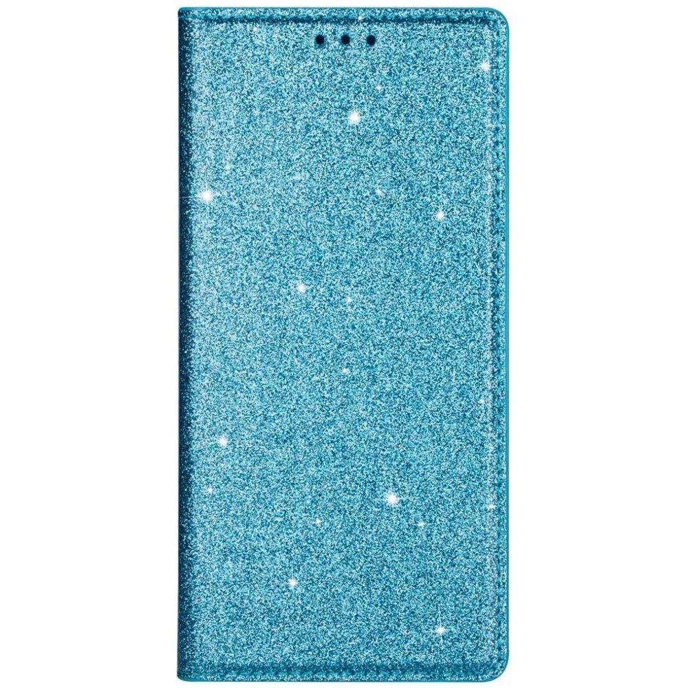 Θήκη Xiaomi Redmi Note 9 Pro / Note 9s / Note 9 Pro Max Bling Glitter PU Leather Flip Wallet -Blue Θήκες Smartphone