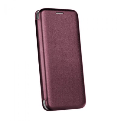 Θήκη iPhone 12 / 12 Pro Soft TPU&PU Leather Flip  Βιβλίο Smart Magnet Elegance -Μπορντό