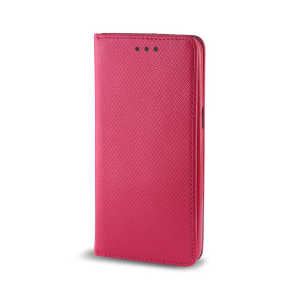 Θήκη Samsung Galaxy J3 2016  Smart Book Case με Δυνατότητα Stand Θήκη Πορτοφόλι -Φούξια Θήκες Smartphone