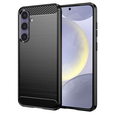 Θήκη Σιλικόνης Carbon Look Για Samsung Galaxy S24 Plus 5G –Μαύρο