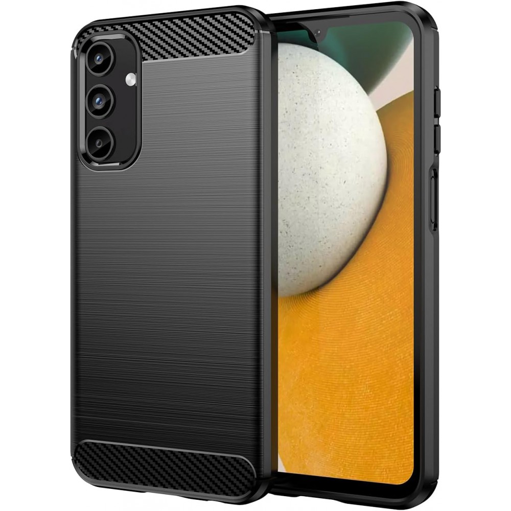 Θήκη Σιλικόνης Carbon Look Για Samsung Galaxy A15 4G / 5G –Μαύρο Θήκες Smartphone