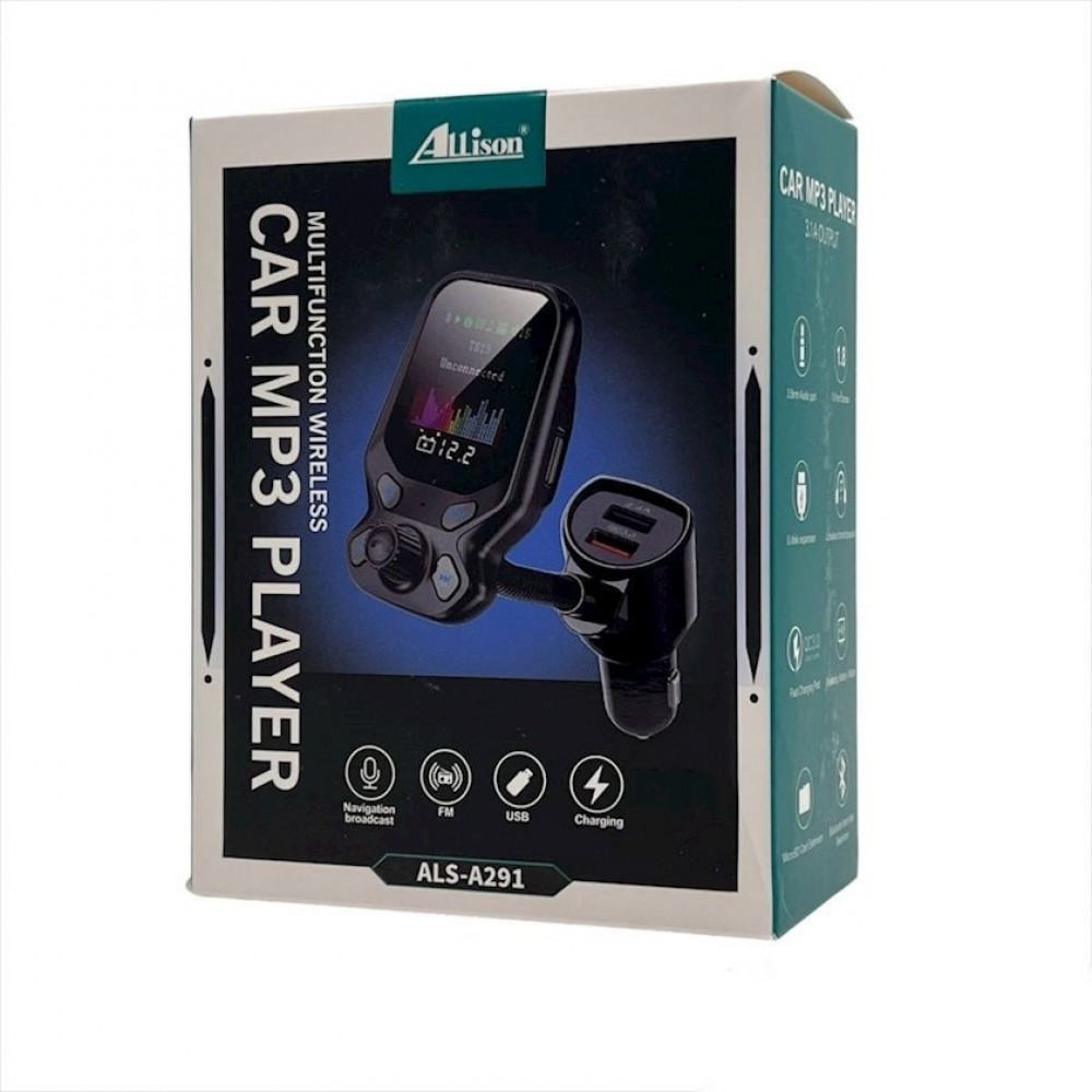 Allison ALS-A291 Transmitter Car Bluetooth Usb Mp3 Player Αξεσουάρ 