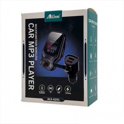 Allison ALS-A291 Transmitter Car Bluetooth Usb Mp3 Player