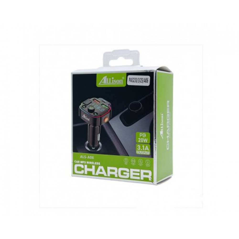 FM Transmitter Αυτοκινήτου με USB / Bluetooth -Μαύρο Διάφορα