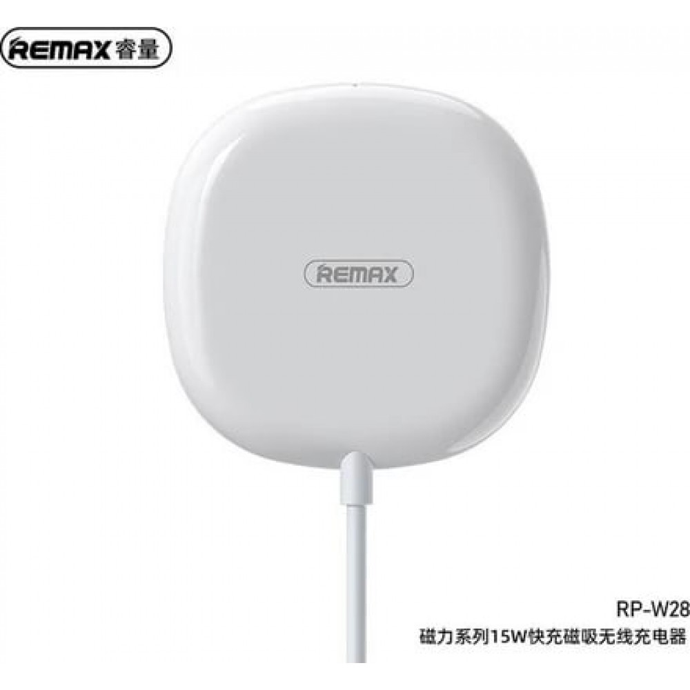 Remax RP-W28 Qi Pad 15W – Ασύρματος Φορτιστής για Smartphones -Λευκό Αξεσουάρ 