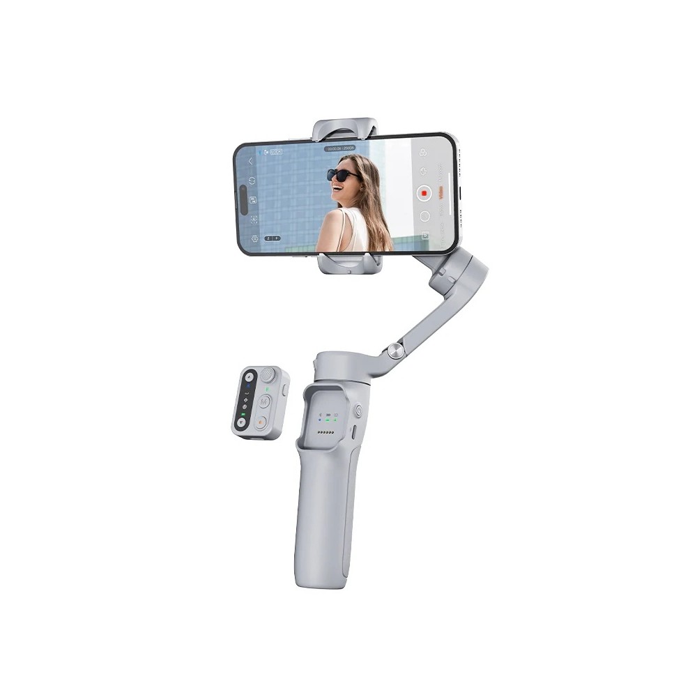 Hohem iSteady X3 SE Gimbal 3 Αξόνων για Smartphone με Τηλεχειριστήριο, Φως LED & Τρίποδο -Γκρι