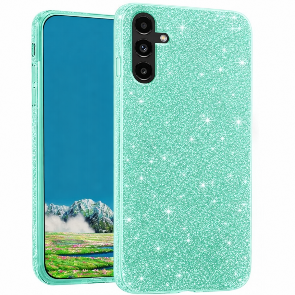 Θήκη Samsung Galaxy A05s Glitter Shine Cover Hard -Πράσινο 