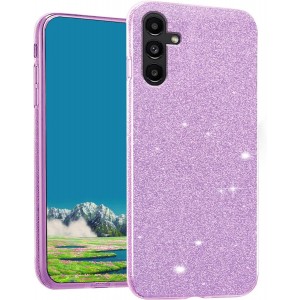 Θήκη Samsung Galaxy A37 5G Glitter Shine Cover Hard -Μωβ Θήκες Smartphone