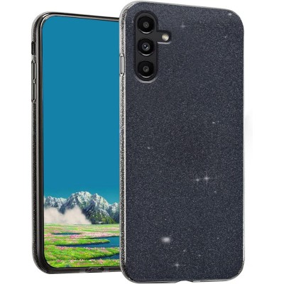 Θήκη Samsung Galaxy A36 5G Glitter Shine Cover Hard -Μαύρο