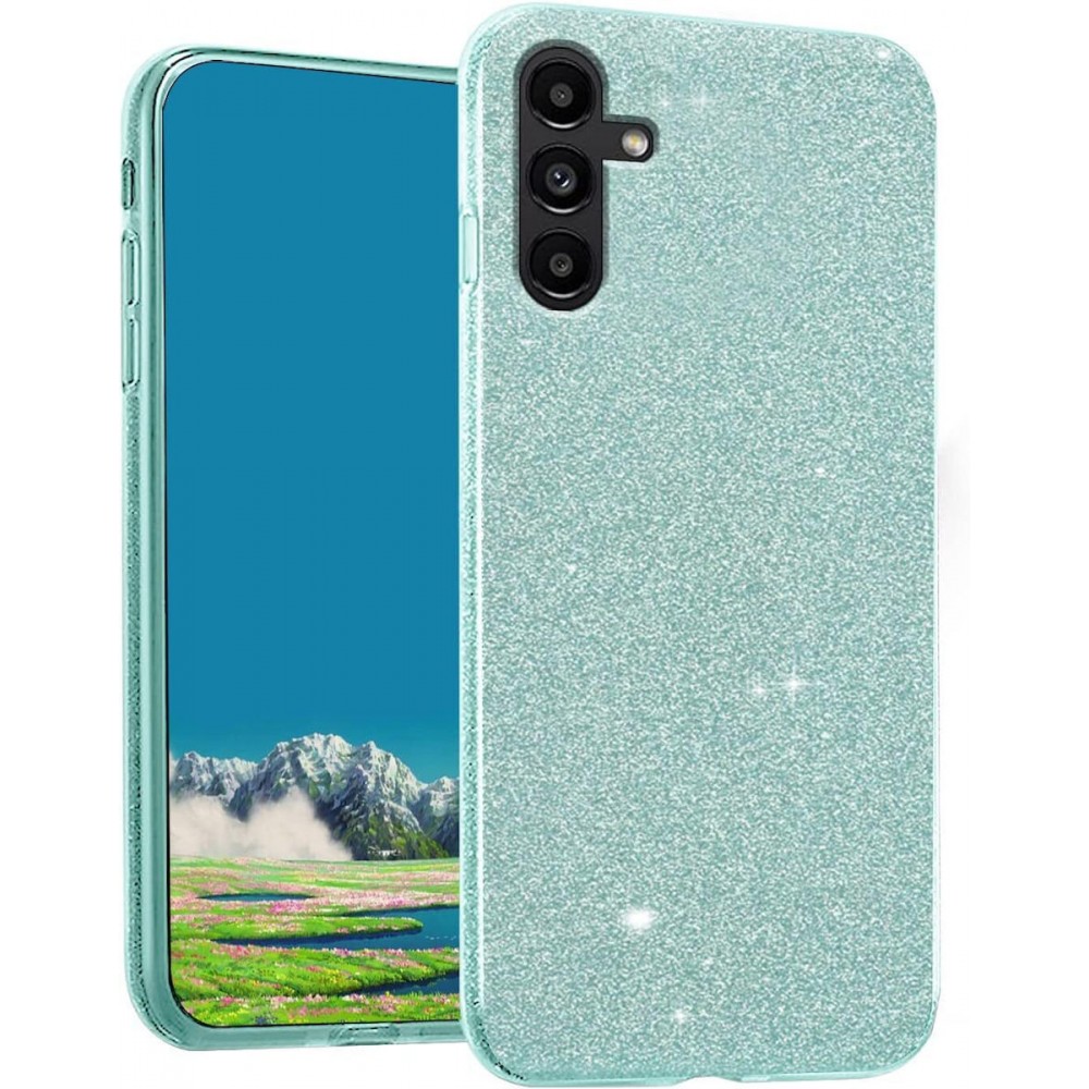 Θήκη Samsung Galaxy A37 5G Glitter Shine Cover Hard -Πράσινο Θήκες Smartphone
