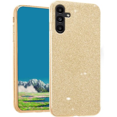 Θήκη Samsung Galaxy A35 5G Glitter Shine Cover Hard -Χρυσό