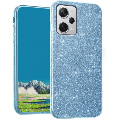 Θήκη Xiaomi Redmi Note 12 5G / Poco X5 5G Glitter Shine Cover Hard -Μπλε