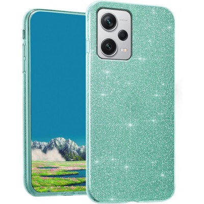 Θήκη Xiaomi Redmi Note 12 5G / Poco X5 5G Glitter Shine Cover Hard -Πράσινο