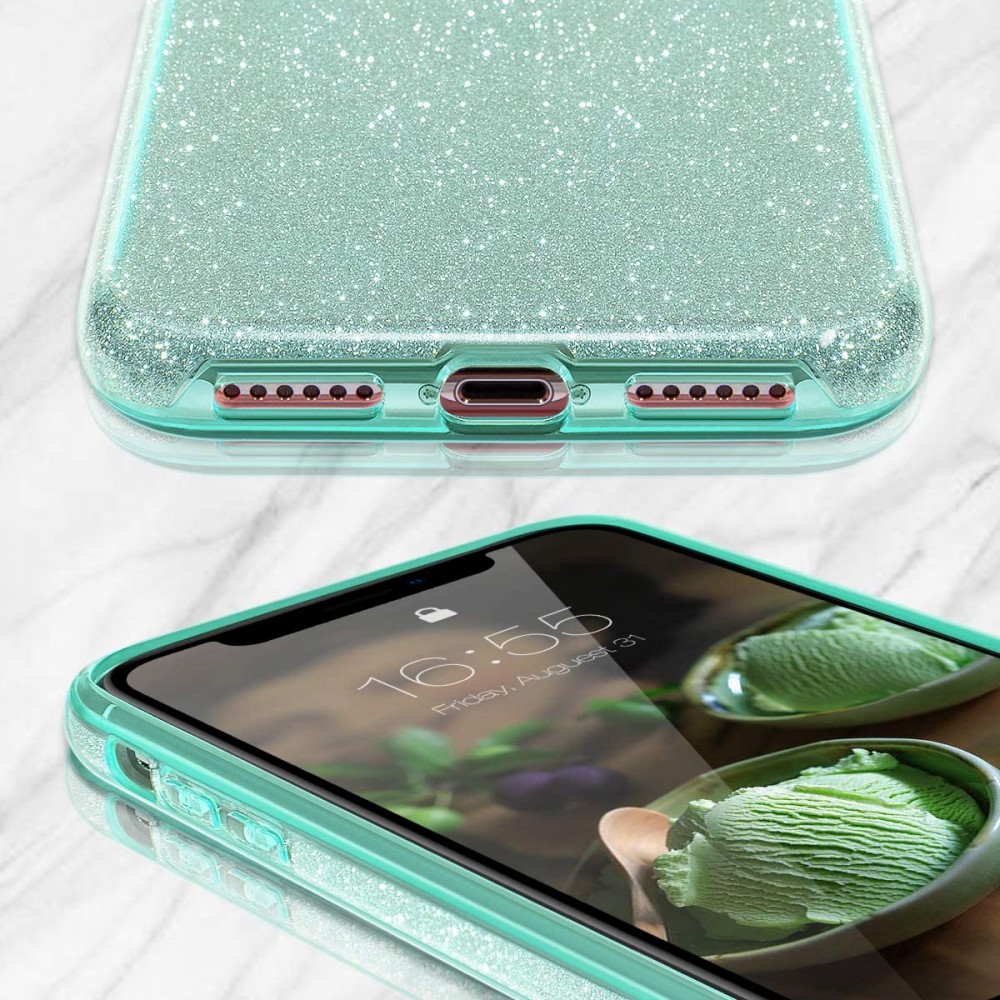 Θήκη Samsung Galaxy A18 Glitter Shine Cover Hard -Πράσινο Θήκες Smartphone