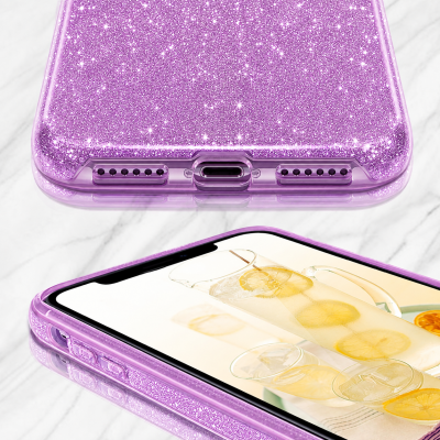 Θήκη Samsung Galaxy A18 Glitter Shine Cover Hard -Μωβ
