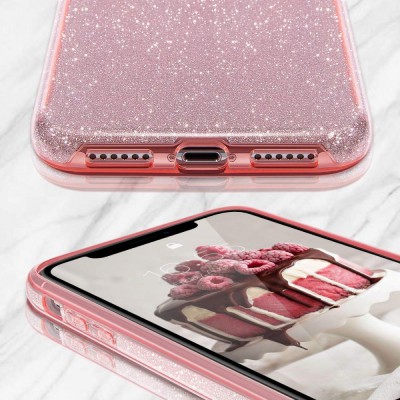 Θήκη Samsung Galaxy A18 Glitter Shine Cover Hard -Ροζ