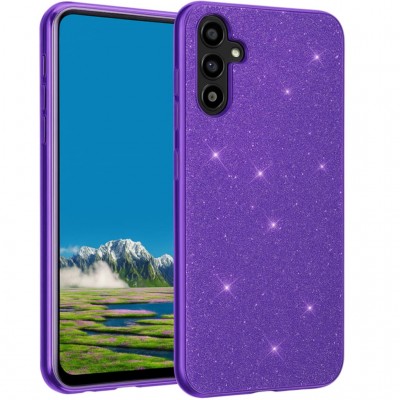 Θήκη Samsung Galaxy A35 5G Glitter Shine Cover Hard -Μωβ