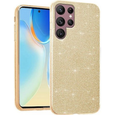 Θήκη Samsung Galaxy S25 Ultra Glitter Shine Cover Hard -Χρυσό