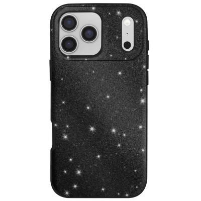 Θήκη iPhone 17 Pro 5G Glitter Shine Cover Hard Case -Μαύρο