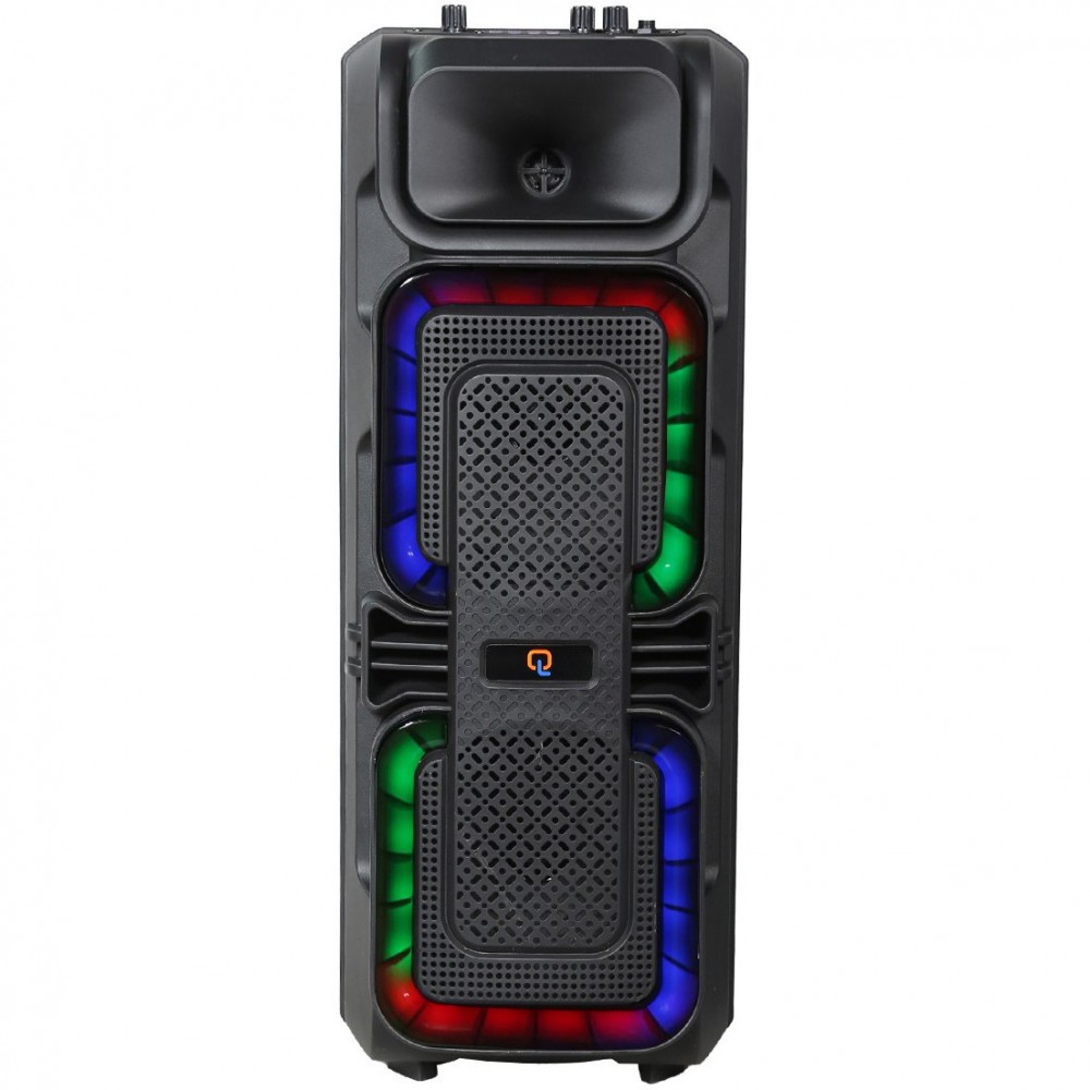 Ηχείο Bluetooth QL-8805 2x8″ Στερεοφωνικό με Καραόκε, Μικρόφωνο, Τηλεχειριστήριο & FM Radio Αξεσουάρ 