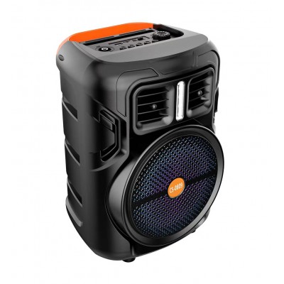 Ασύρματο Φορητό Ηχείο Bluetooth CS-0809 με RGB LED – Μαύρο