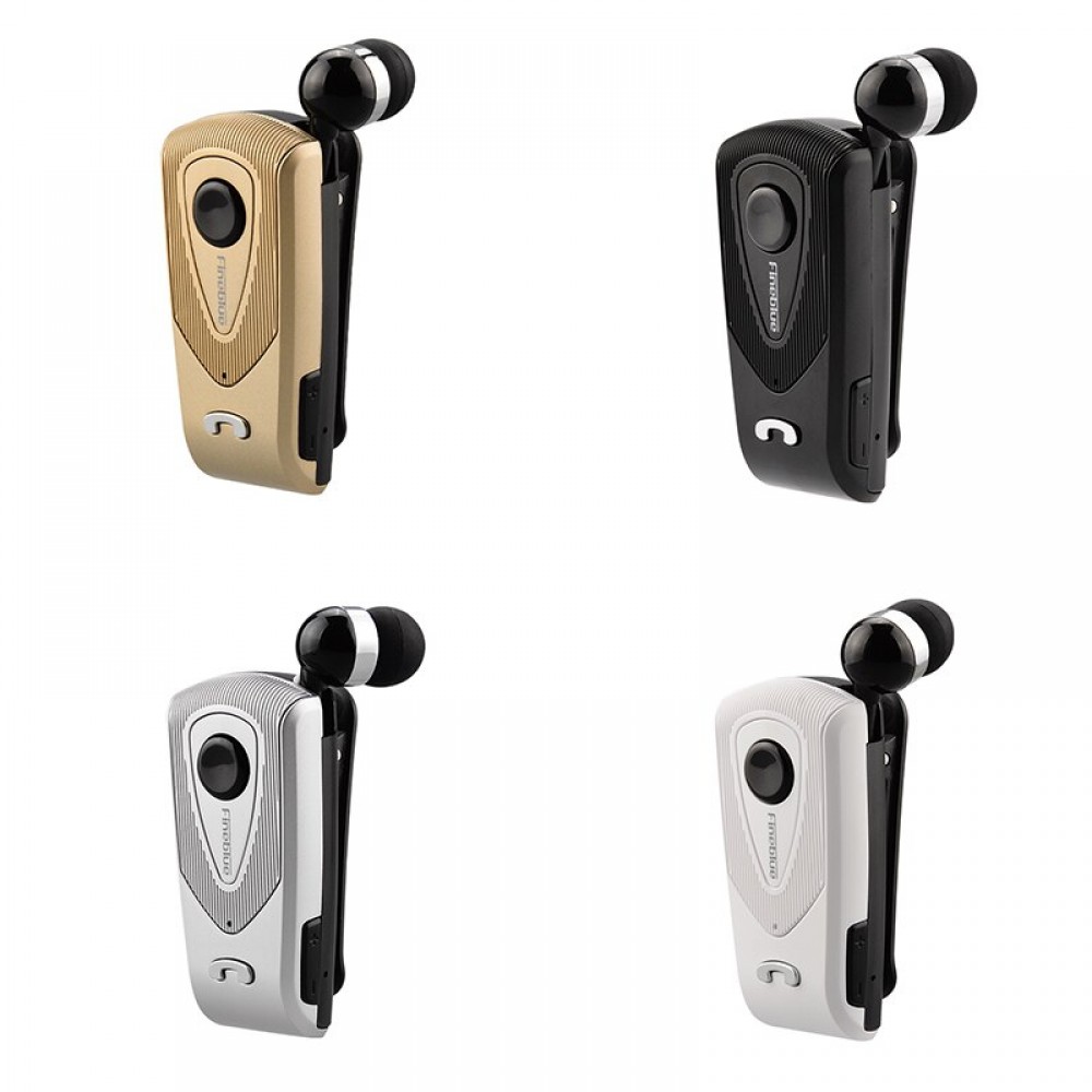 Ακουστικό Bluetooth Fineblue F930 με Επεκτεινόμενο Καλώδιο Clip-On Wireless Headset -Λευκό Αξεσουάρ 