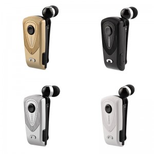 Ακουστικό Bluetooth Fineblue F930 με Επεκτεινόμενο Καλώδιο Clip-On Wireless Headset -Λευκό Αξεσουάρ 