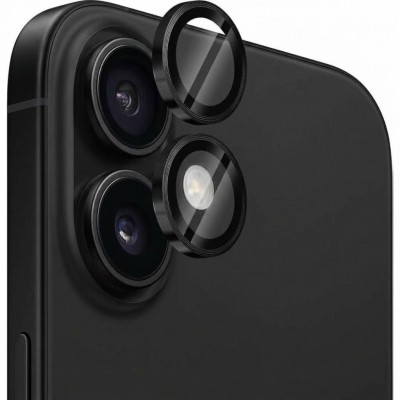 Προστατευτικό Κάμερας Full Cover Για iPhone 16 5G / 16 Plus 5G –Μαύρο